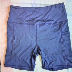 Women's Athletic Shorts in Purple